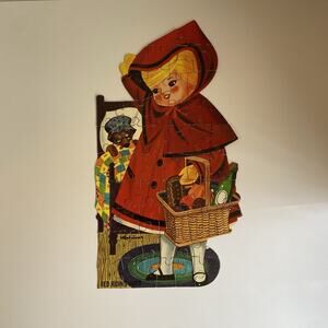 Vintage Red Riding Hood 50 Piece Jigsaw Puzzle Sensory Challenge